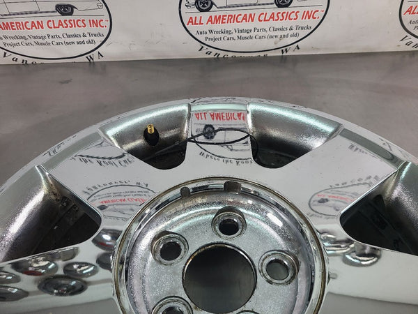 2002-03 Ford Thunderbird Aluminum Chrome 7 Spoke Wheel, Factory, 17x7.5 - OEM10