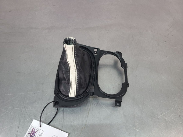 2005-13 C6 Corvette Manual Transmission Bare Shifter Boot, Black and White 1