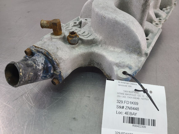 Ford Shelby OEM Dealer Performance 289 / 302 High-Rise Aluminum Intake Manifold3