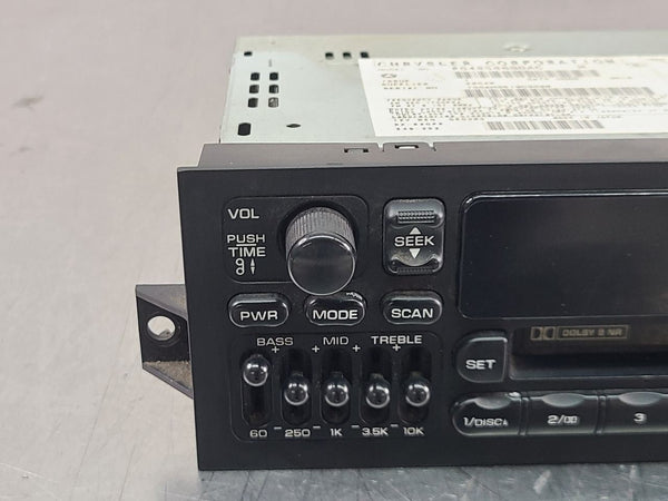 1997-02 Plymouth Prowler Radio Receiver / Head Unit w/ CD Changer Assembly1
