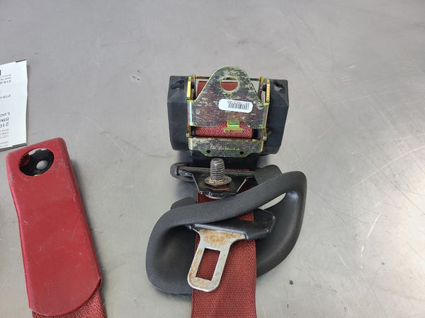 2005-12 C6 Corvette Coupe Seat Belt Retractor Pair, Red, LH / RH - OEM4