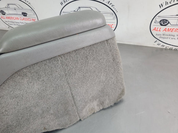 1994-95 Impala SS Front Center Floor Console Assembly, Gray, Column Shift! - OEM9