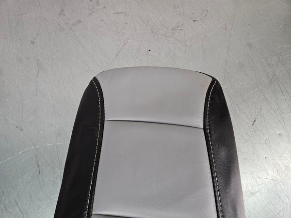 2005-13 C6 Corvette Custom Center Console Lid, Black and Gray, Reupholstered OEM3