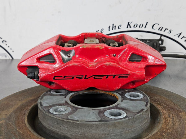2014-19 C7 Corvette Front and Rear Factory Brake Caliper / Rotor Set, 52k Miles8