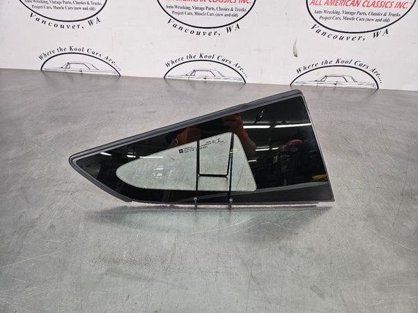 2014-19 C7 Corvette Rear Window Quarter Glass, Right Passenger Side RH - OEM0