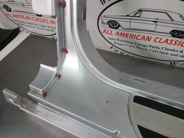  2005-13 C6 Corvette Drivers Left Side Rocker/Aperture Panel, Silver - OEM8