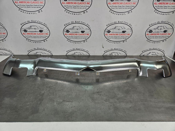 1970 Impala, Caprice Front Valance Lower Bumper Trim Panel, Chrome, OEM GM 0
