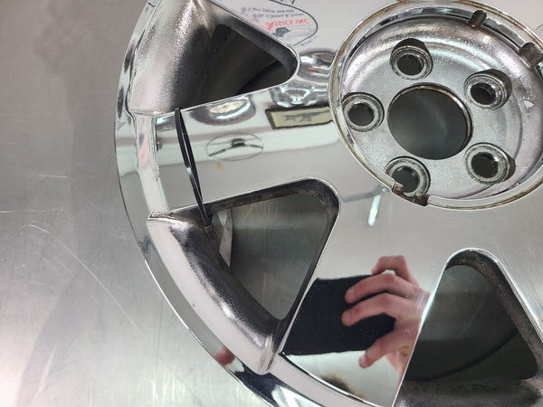 2002-03 Ford Thunderbird Aluminum Chrome 7 Spoke Wheel, Factory, 17x7.5 - OEM7