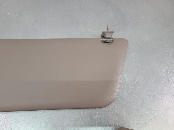 1987-93 Ford F150 F250 F350 Truck Front Sun Visor Pair, Vinyl, Tan, RH/LH - OEM2