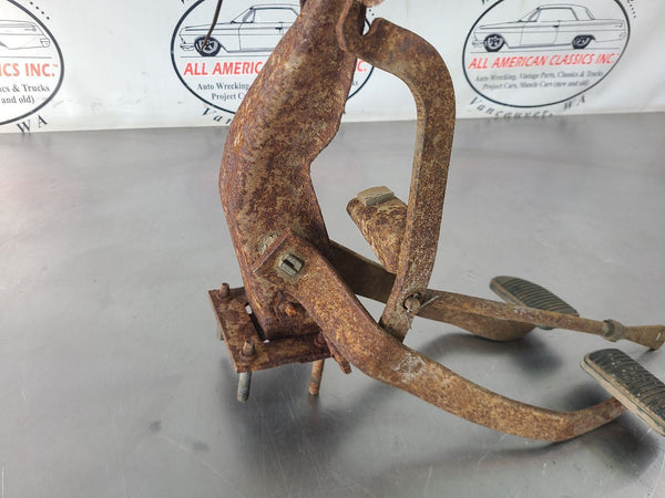 1966-67 Ford Fairlane, Comet, Clutch and Brake Pedal Box Assembly - OEM9