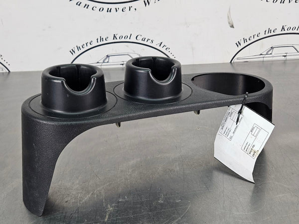 2004 Ford F150 4x4 Shifter Bezel Cup Holder Center Console Trim, Black - OEM4