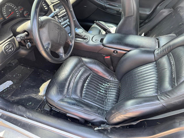 1997-04 C5 Corvette Knee Bolster Panel Trim, Driver Lower Dash Panel, Black, 31k15