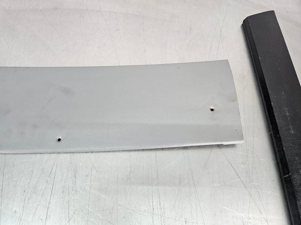 1987-93 Mustang Fox Body Headliner Trim Bezel Moulding 4 Piece Set, Black / Gray7