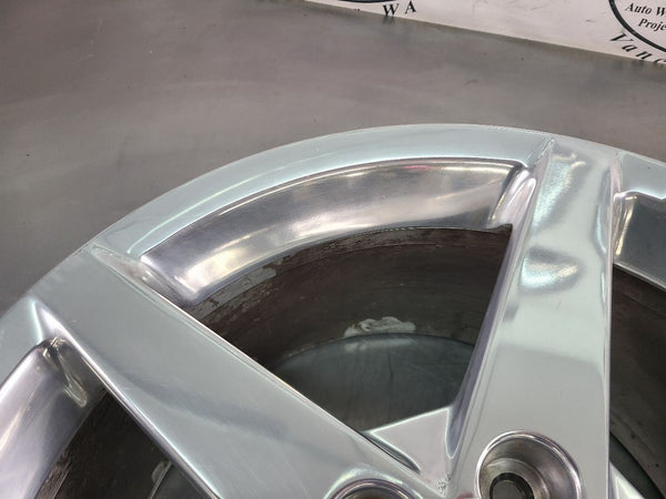 2005-07 C6 Corvette Aluminum 5 Spoke Wheel, Polished QG7, Rear 19x10 - OEM6