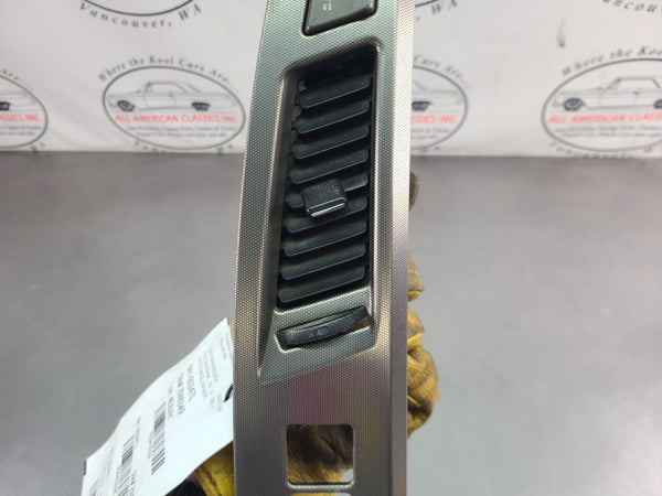 2004-09 Cadillac XLR Aluminum Door Panel Control Switch Bezel Trim w/ Vent - OEM4