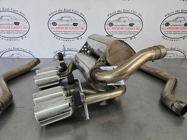 2005-13 C6 Corvette Borla Axleback Exhaust Kit w/ Stacked Mufflers, Tips, Pipes6
