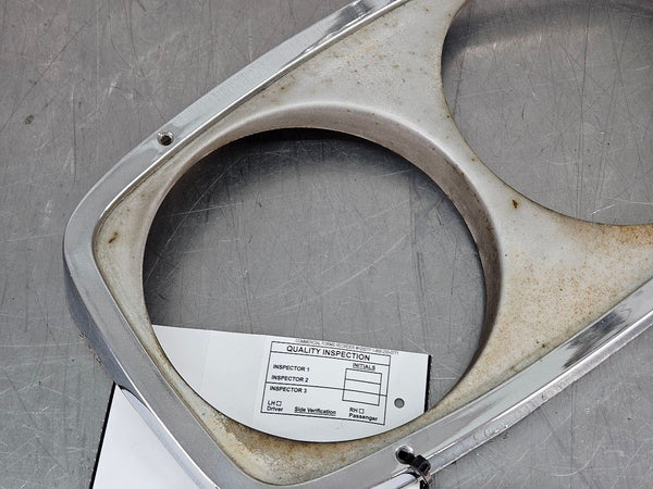 1965 Ford Galaxie Headlight Lamp Surround Bezel Trim, Chrome, Left Driver Side11