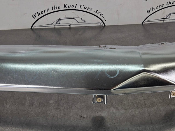 1970 Impala, Caprice Front Valance Lower Bumper Trim Panel, Chrome, OEM GM 4
