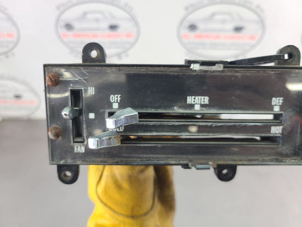 1973-80 Chevy Truck, Suburban Non-AC Heater Control Panel Unit - OEM3