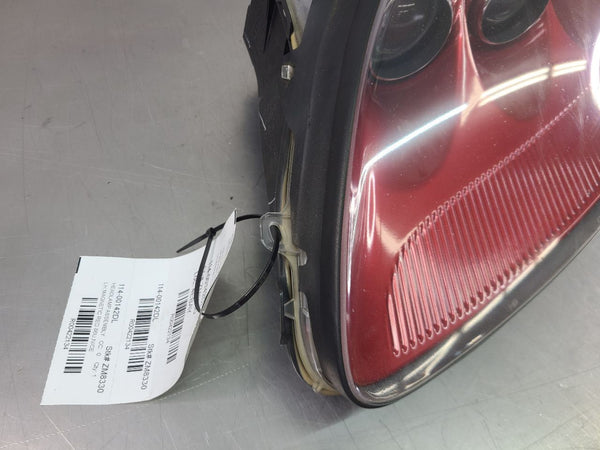 2005-07 C6 Corvette Headlight Head Lamp Assembly, Left Driver, Magnetic Red 86U14