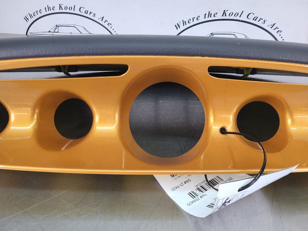 1997-2002 Plymouth Prowler Upper Dash Pad Trim w/ Speedometer / Gauge Bezel, OEM3