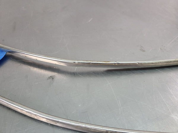 1963-65 Buick Riviera Door Edge Guard Moulding Trim Pair - OEM7