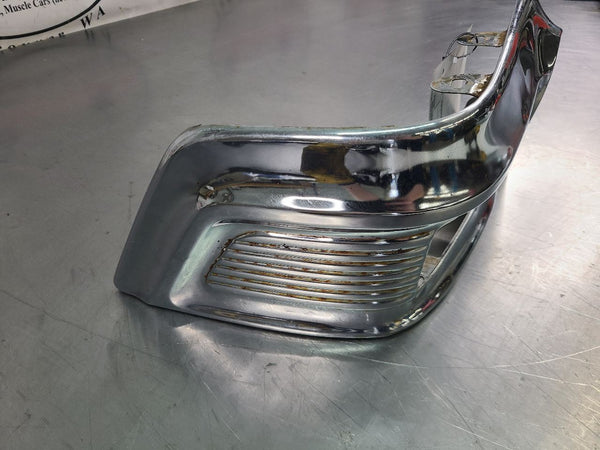 1958 Ford Fairlane Right Passenger Side Chrome Park Light Bezel Trim, RH - OEM10