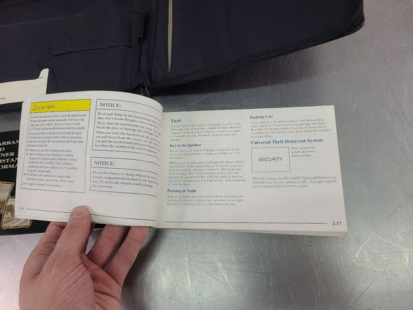 1999 C5 Corvette Factory Owners Manual w/ Leather Case - OEM6