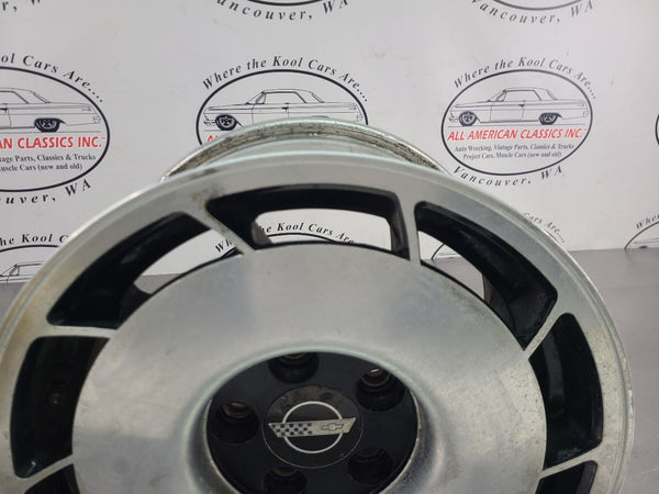 1984-85 C4 Corvette Factory 16 x 8.5 Front Wheel, Left LH Driver Side, #140469271