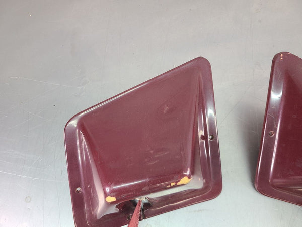 1978-79 Ford Bronco Front / Rear Seat Belt / Buckle Set, Red - OEM2
