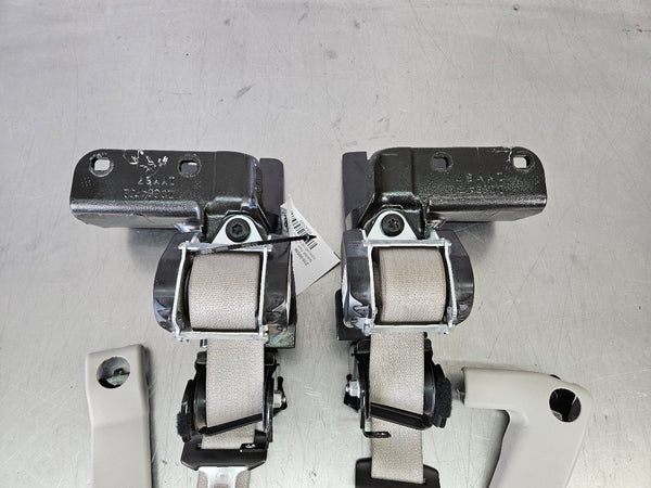 2005-12 C6 Corvette Convertible Seat Belt Retractor Pair, Gray, w/ Bracket - OEM1