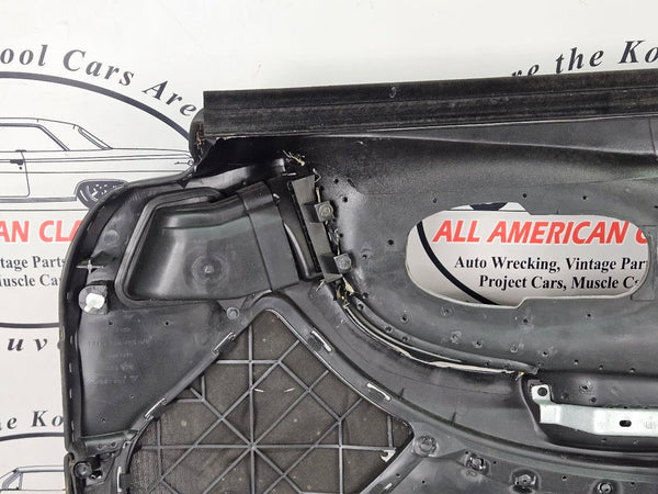 1997-04 C5 Corvette Door Trim Panel, Left Driver Side, Black - OEM19
