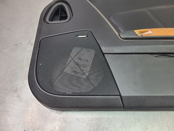 2004-09 Cadillac XLR Right Passenger Side Door Trim Panel, Black / Woodgrain5