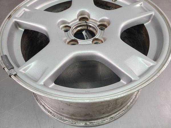 1997-04 C5 Corvette Aluminum 5 Spoke Wheel, Silver QF3, Front 17x8.5, OEM 6