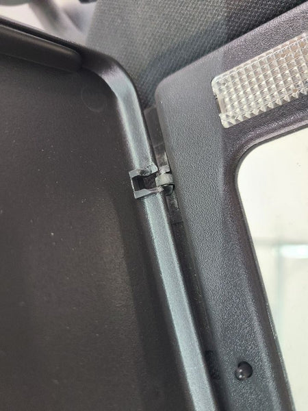 2005-13 C6 Corvette Front Sun Visor, Black, Right Passenger Side RH - OEM4