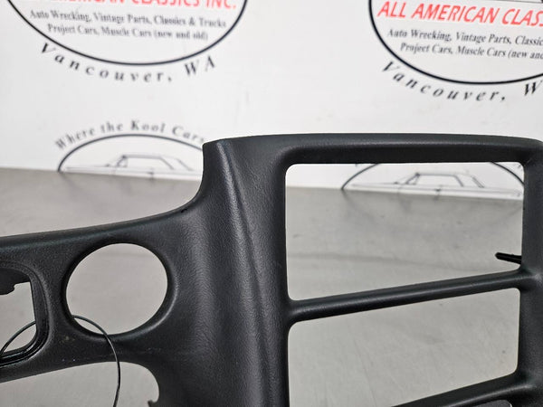 1997-04 C5 Corvette Center Console Dash Radio A/C Bezel Trim, Black - OEM1