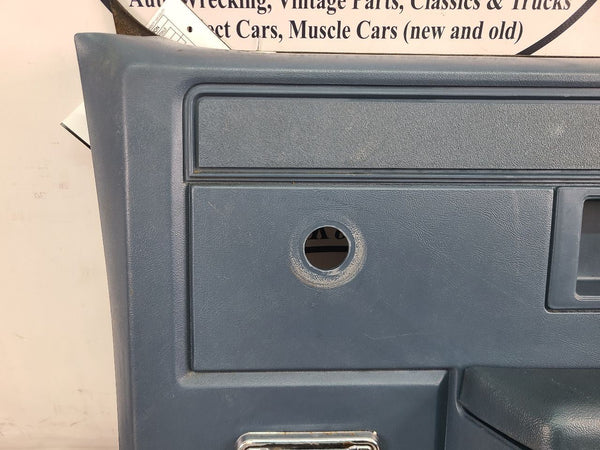 1981-91 Chevy Suburban, Crew Cab Truck, Door Trim Panel, Right Side Rear, Blue6