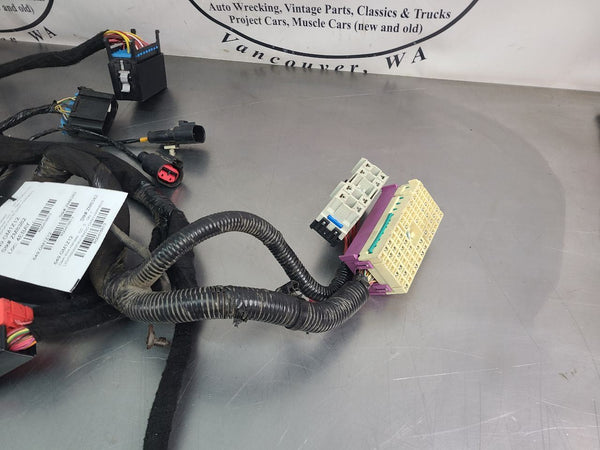 2012 C6 Corvette Grand Sport LS3/TR6060/Navigation Radio Dash Wiring Harness OEM1