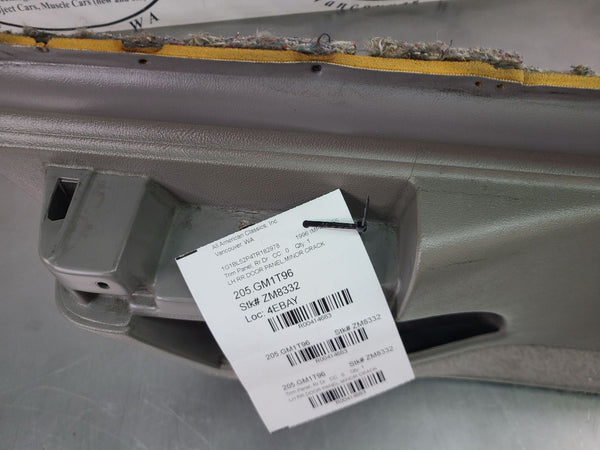 1994-96 Impala SS Driver Left Rear Door Trim Panel Assembly, Gray, LH - OEM11