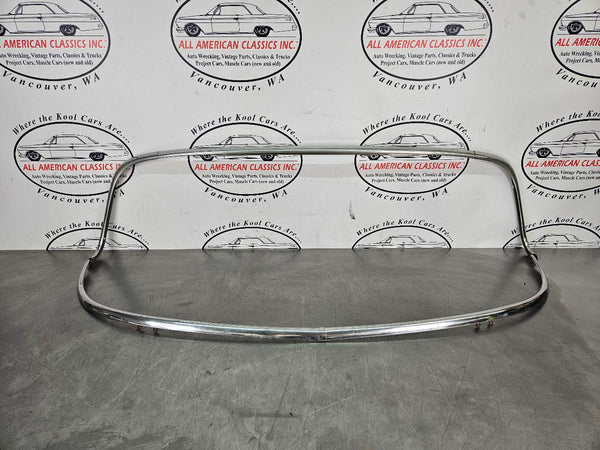 1954-56 Oldsmobile 88 2 Door Hardtop Front Windshield Moulding Trim Set, Nice!0