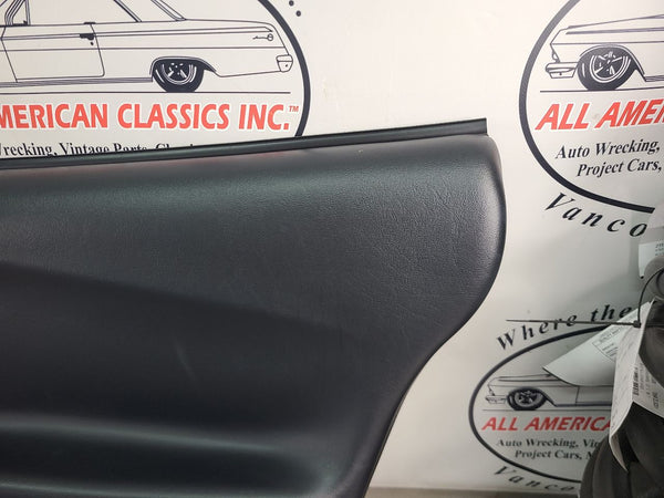 1997-04 C5 Corvette Front Door Trim Panel Pair, Right, Left, Black / Gray, RH,LH11