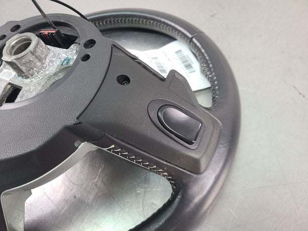 2010 Camaro Factory Black Leather Steering Wheel w/ Silver Accent - OEM21