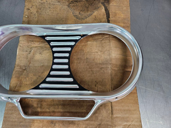 1961-64 Chevy Corvair NOS Headlamp Headlight Bezel Trim Pair, Left / Right - OEM8