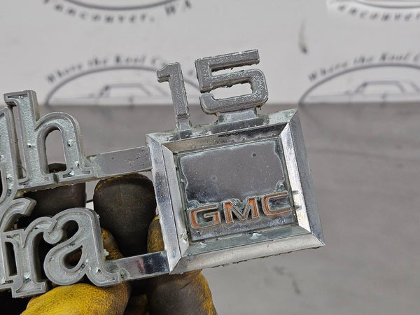 1975-80 GMC High Sierra 15 Truck Emblem - OEM3