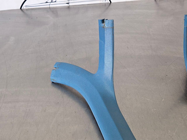 1973-80 Chevy Truck Interior A-Pillar Trim Panel Pair, Blue, Left / Right - OEM3