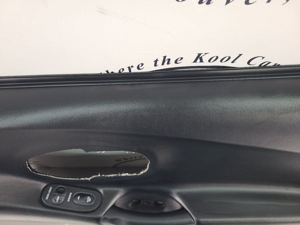1997-04 C5 Corvette Door Trim Panel Assemby, Right Passenger Side, Black / Gray 2