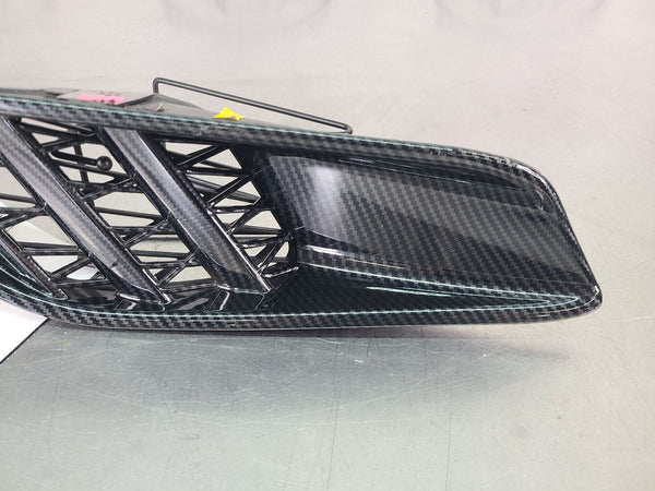 2014-17 C7 Corvette Coupe Quarter Panel Vent Insert, Carbon Overlay, Left LH2