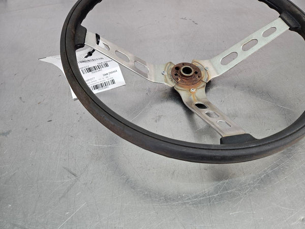 1977 Gremlin AMX AMC 3-Spoke Steering Wheel, Bare, Black - OEM5