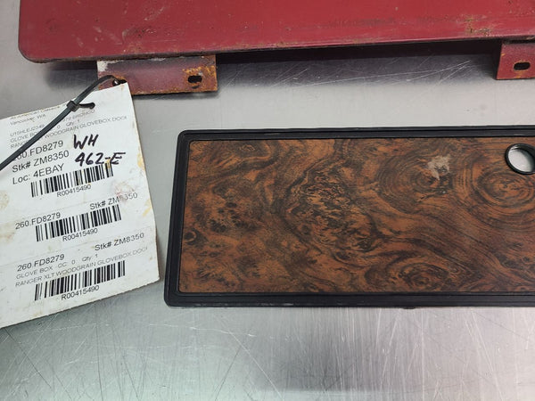 1973-79 Ford Ranger 1978-79 Bronco Glovebox Door w/ Woodgrain Trim - OEM2