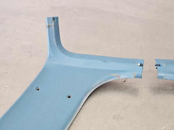 1973-75 Chevy Truck Rear Interior B Pillar Trim Panel Pair, Blue, Left / Right6